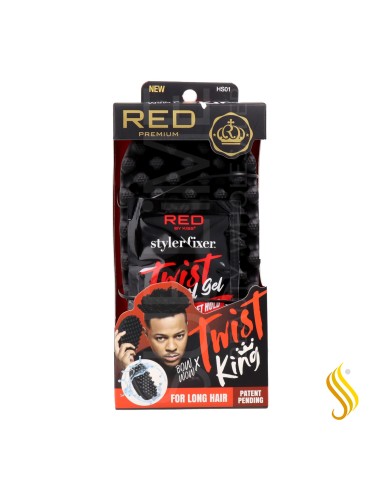 Red Kiss Premium Twist King Peine Goma